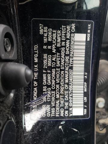 2018 HONDA CIVIC EX - SHHFK7H56JU400207
