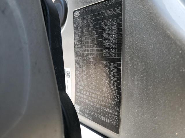 2019 LAND ROVER RANGE ROVE - SALYL2EX0KA214603