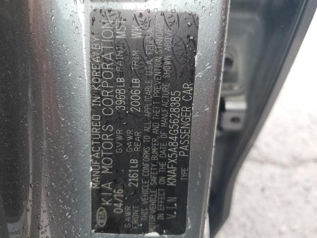 2016 KIA FORTE EX KNAFX5A84G5628385