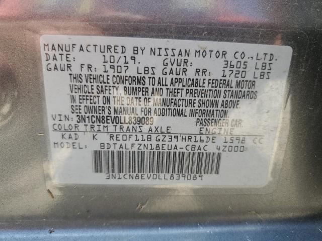 2020 NISSAN VERSA SV - 3N1CN8EV0LL839089