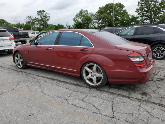 MERCEDES-BENZ S 63 AMG 2008 burgundy sedan 4d gas WDDNG77X28A157456 photo #3