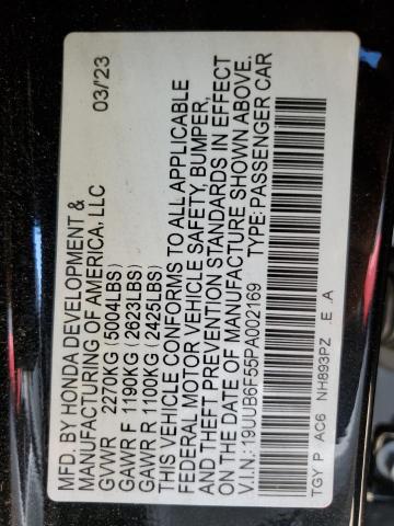 2023 ACURA TLX A-SPEC 19UUB6F55PA002169