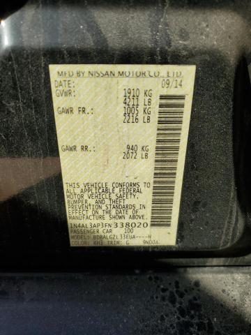 2015 NISSAN ALTIMA 2.5 - 1N4AL3AP3FN338020