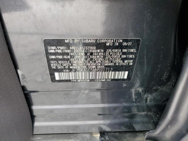 2021 SUBARU FORESTER L JF2SKASC5MH591712