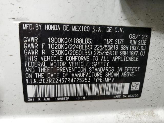 2024 HONDA HR-V SPORT 3CZRZ2H57RM725253