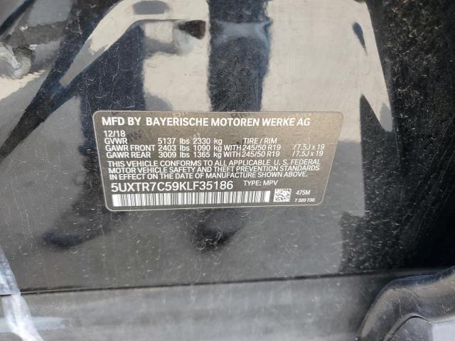 2019 BMW X3 SDRIVE3 5UXTR7C59KLF35186