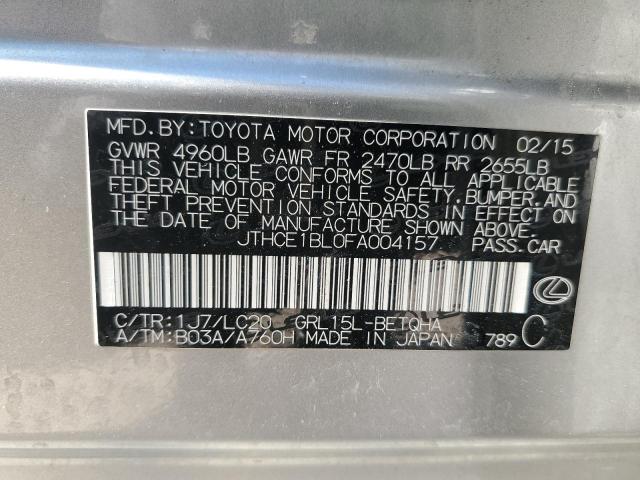 2015 LEXUS GS 350 JTHCE1BL0FA004157