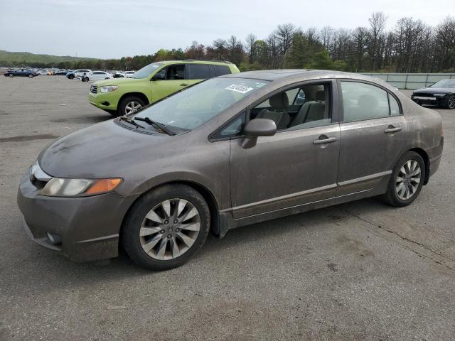HONDA CIVIC EX 2009 gray  gas 19XFA16849E008990 photo #1
