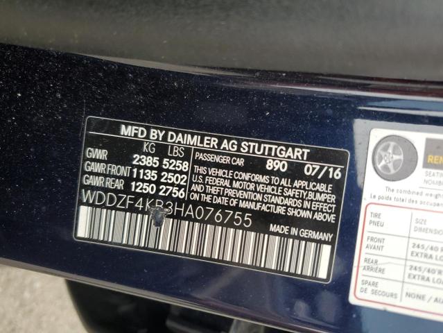 2017 MERCEDES-BENZ E 300 4MAT - WDDZF4KB3HA076755