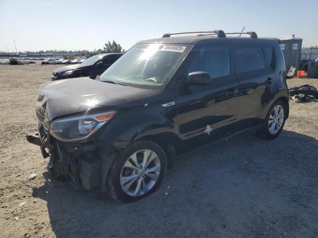 KIA SOUL + 2015 black  gas KNDJP3A56F7186543 photo #1