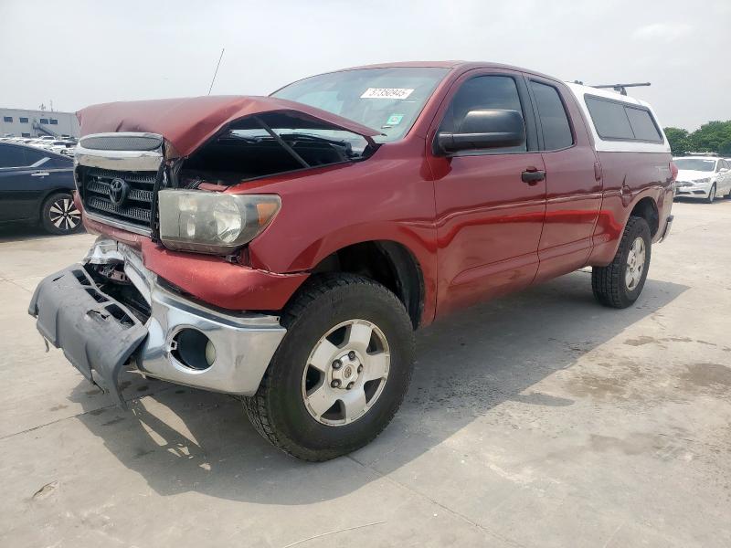 TOYOTA TUNDRA DOU 2007 burgundy  gas 5TFBV54137X021291 photo #1