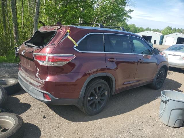 Vin: 5tddkrfhxes037669, lot: 58562735, toyota highlander limited 20143