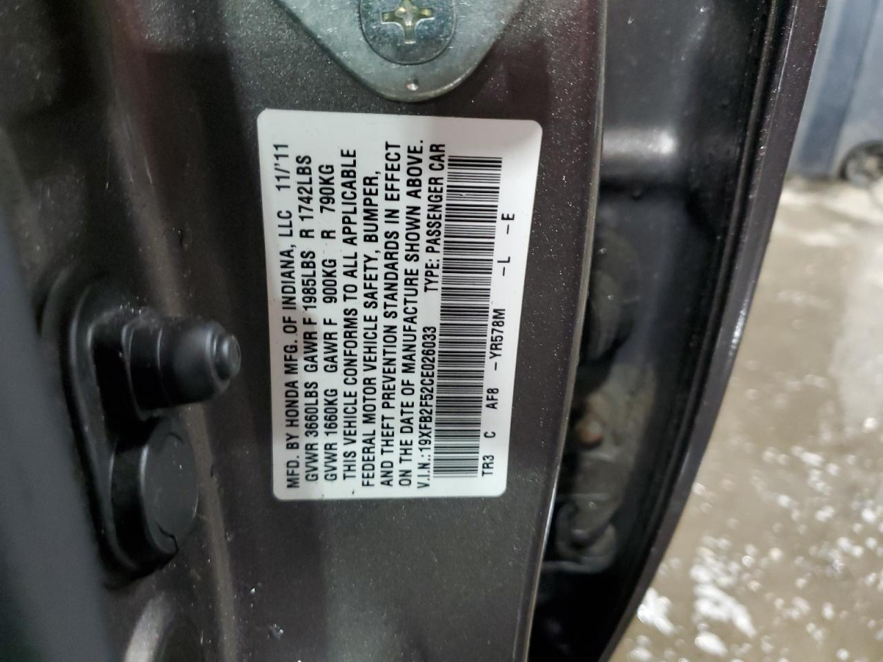 Honda Civic lx 2012