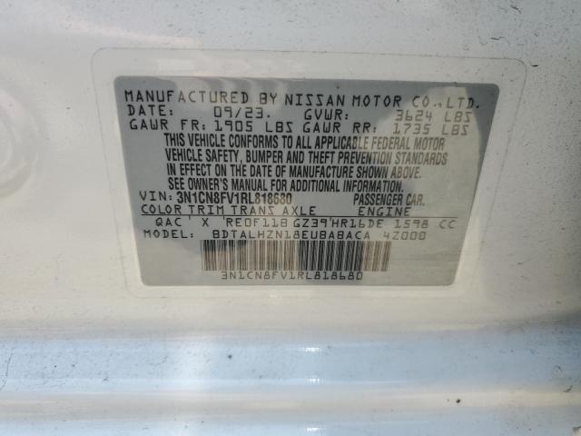 2024 NISSAN VERSA SR 3N1CN8FV1RL818680