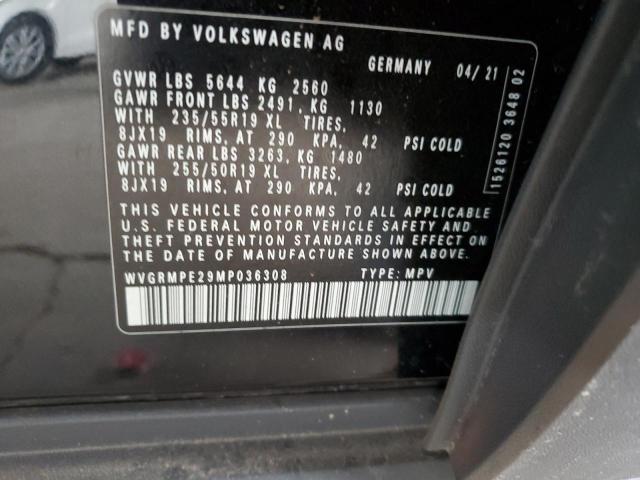 2021 VOLKSWAGEN ID.4 PRO WVGRMPE29MP036308