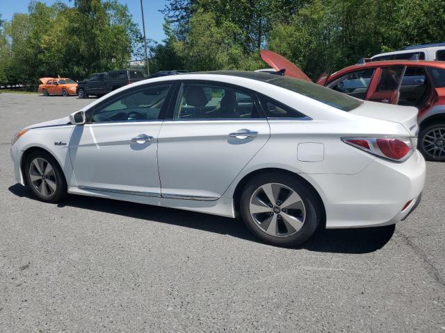 HYUNDAI SONATA HYB 2011 white  hybrid engine KMHEC4A4XBA013224 photo #3