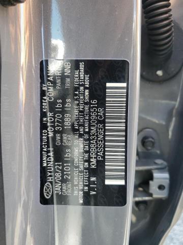 2021 HYUNDAI VENUE SE - KMHRB8A33MU096516