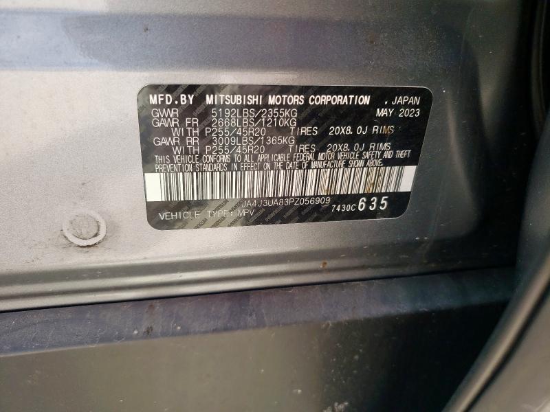 2023 MITSUBISHI OUTLANDER - JA4J3UA83PZ056909