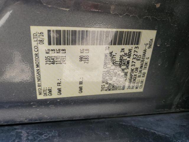 2017 NISSAN MAXIMA 3.5 - 1N4AA6AP1HC373273
