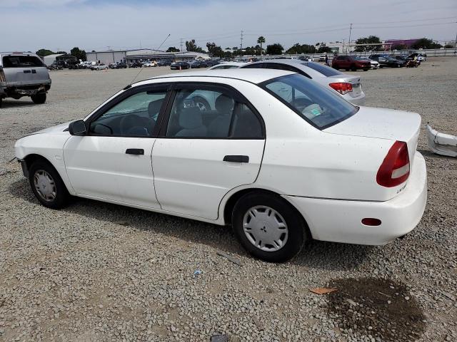 MITSUBISHI MIRAGE DE 1998 white  gas JA3AY26A4WU037528 photo #3