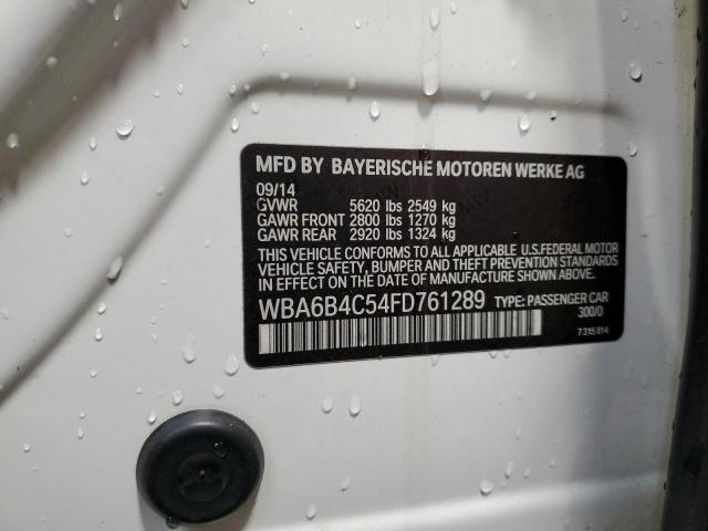 2015 BMW ALPINA B6 WBA6B4C54FD761289