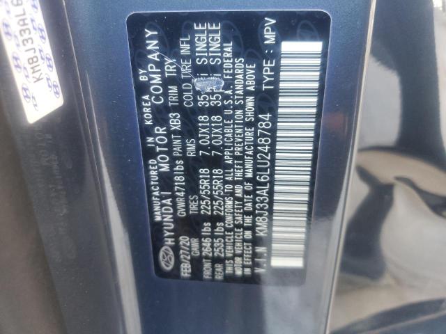 2020 HYUNDAI TUCSON LIM - KM8J33AL6LU248784