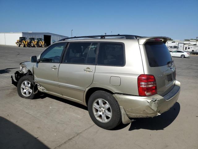 TOYOTA HIGHLANDER 2001 beige  gas JTEGD21A110010216 photo #3