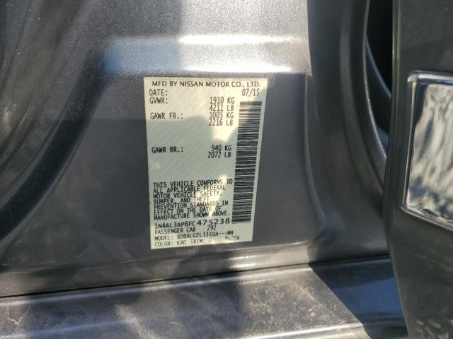 2015 NISSAN ALTIMA 2.5 - 1N4AL3AP8FC475238