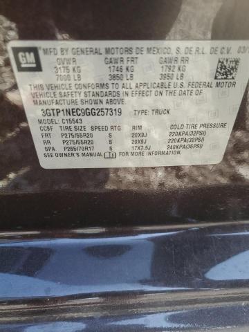 2016 GMC SIERRA C15 - 3GTP1NEC9GG257319