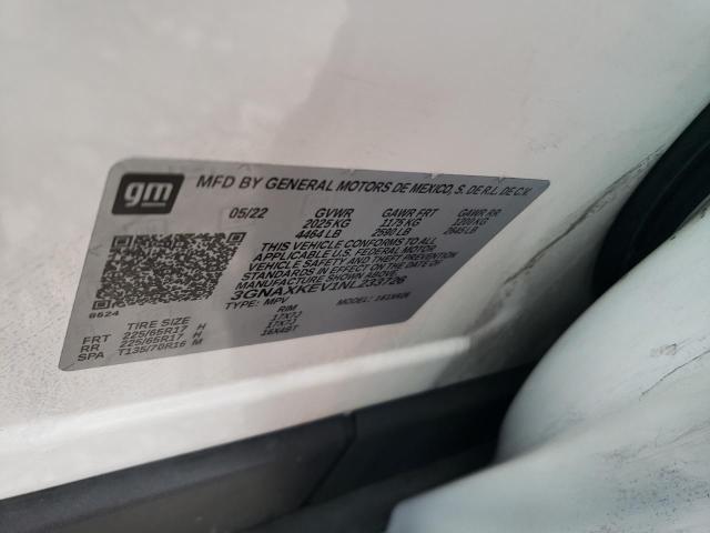 2022 CHEVROLET EQUINOX LT - 3GNAXKEV1NL233726