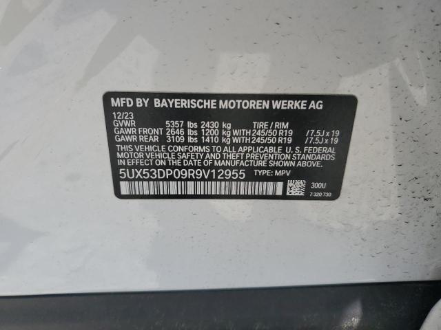 2024 BMW X3 XDRIVE3 5UX53DP09R9V12955