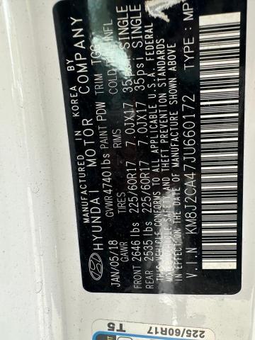 2018 HYUNDAI TUCSON SE - KM8J2CA47JU660172