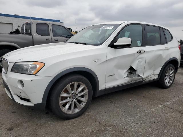 BMW X3 XDRIVE2 2013 white  gas 5UXWX9C5XD0D08818 photo #1