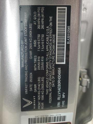 2024 VINFAST TRADING AND PRODU VF 8 ECO - RLLV1AEB0RH004864