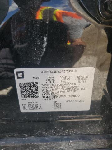 2021 CHEVROLET TRAVERSE L - 1GNERFKW6MJ139072