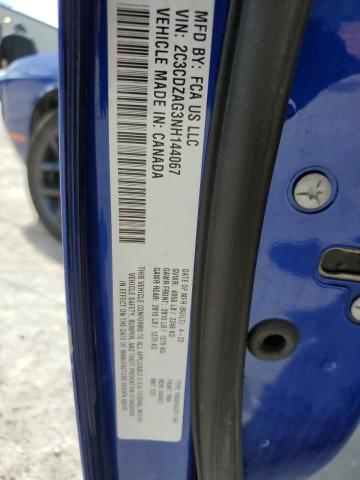 2022 DODGE CHALLENGER - 2C3CDZAG3NH144067