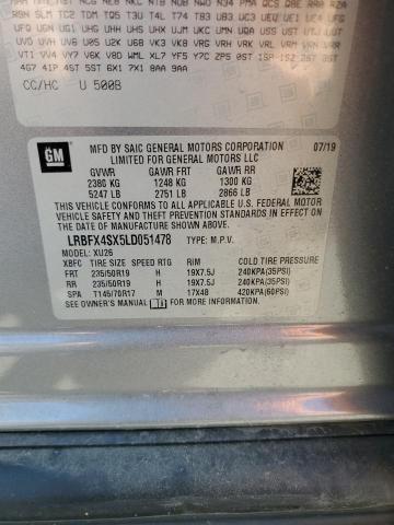 2020 BUICK ENVISION P - LRBFX4SX5LD051478