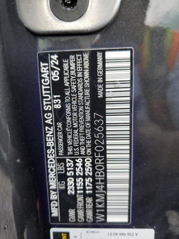 2024 MERCEDES-BENZ CLE 300 4M W1KMJ4HB0RF025637