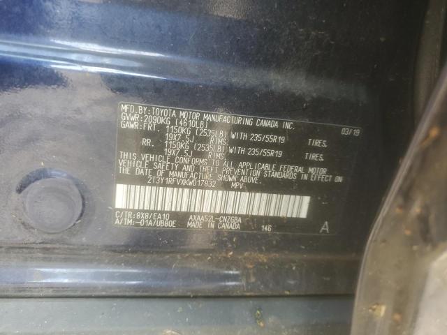 2019 TOYOTA RAV4 LIMIT - 2T3Y1RFVXKW017832