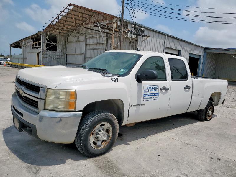 CHEVROLET SILVERADO 2007 white crew pic gas 1GCHC23K17F529757 photo #1