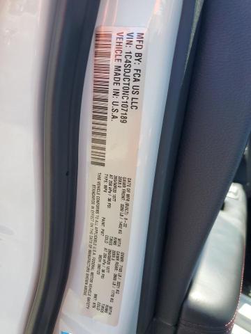 2022 DODGE DURANGO R/ - 1C4SDJCT0NC107189