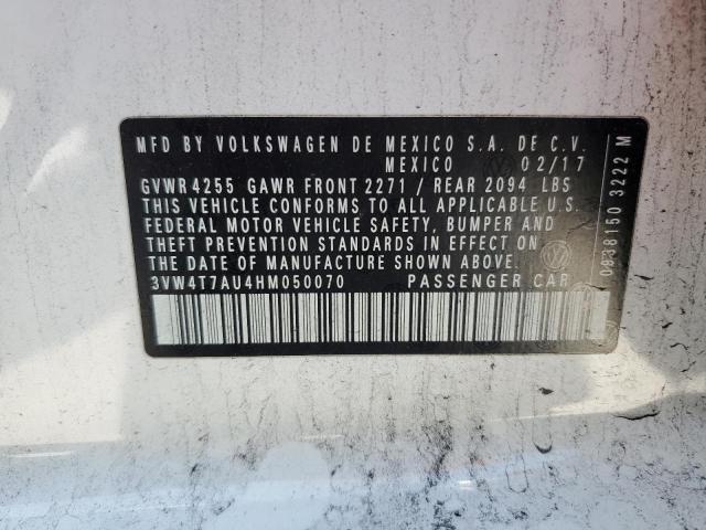 2017 VOLKSWAGEN GTI S 3VW4T7AU4HM050070