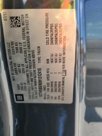2017 GMC CANYON 1GTH5BEN8H1312416