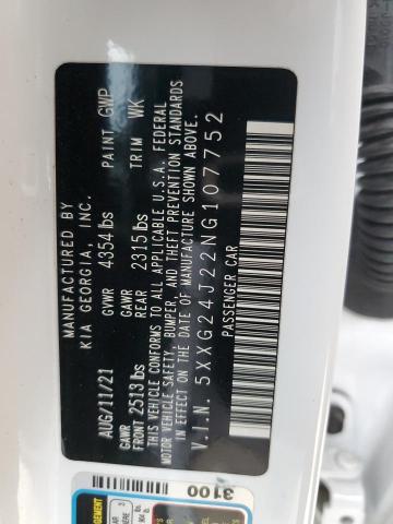 2022 KIA K5 LX - 5XXG24J22NG107752