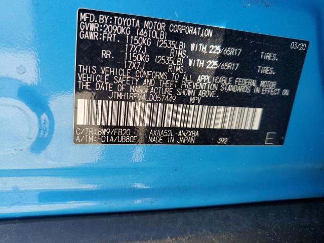 2020 TOYOTA RAV4 LE - JTMH1RFV4LD057449