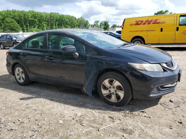 Vin: 19xfb2f54ee080307, lot: 55734045, honda civic lx 20144