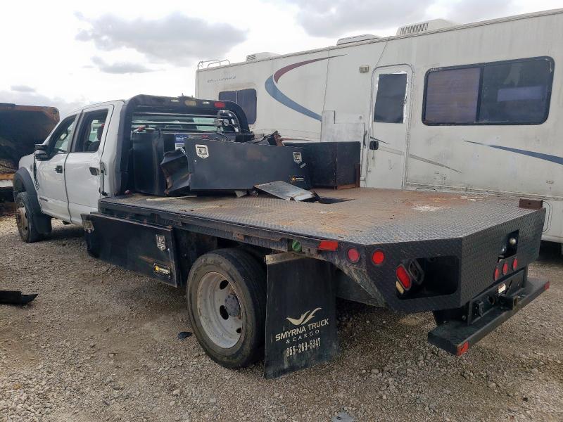 FORD F450 SUPER 2017 white crew cha diesel 1FD0W4GT7HEF23578 photo #3