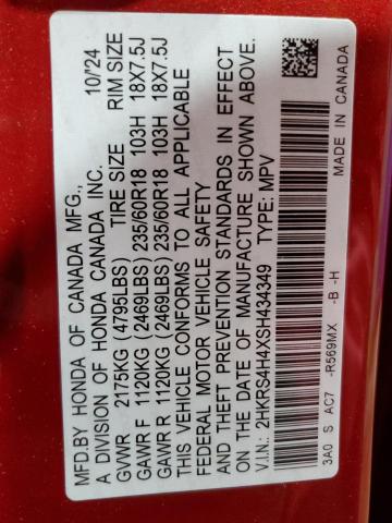 2025 HONDA CR-V EX 2HKRS4H4XSH434349