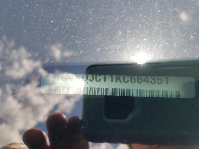 2019 DODGE DURANGO R/ 1C4SDJCT1KC664351