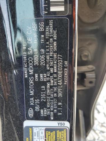 2017 KIA FORTE LX - 3KPFL4A7XHE039377